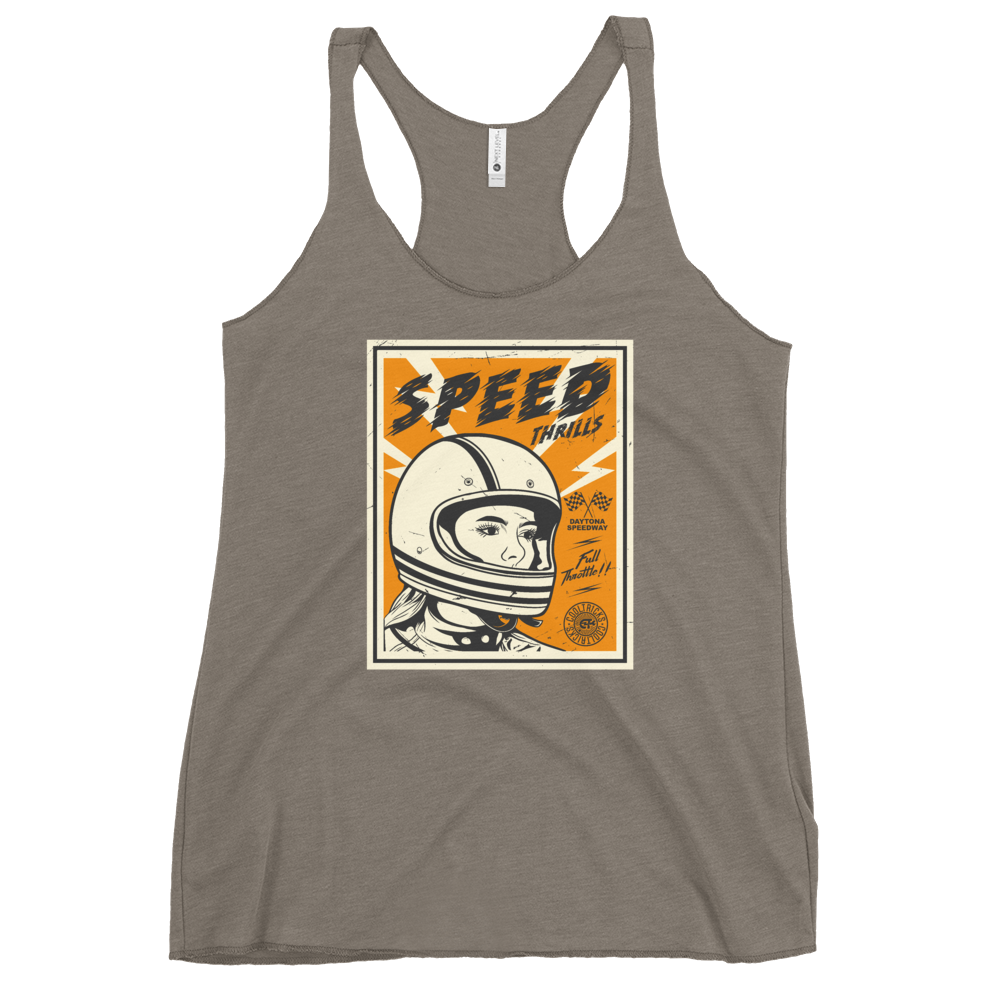 SPEED THRILLS Racerback Tank