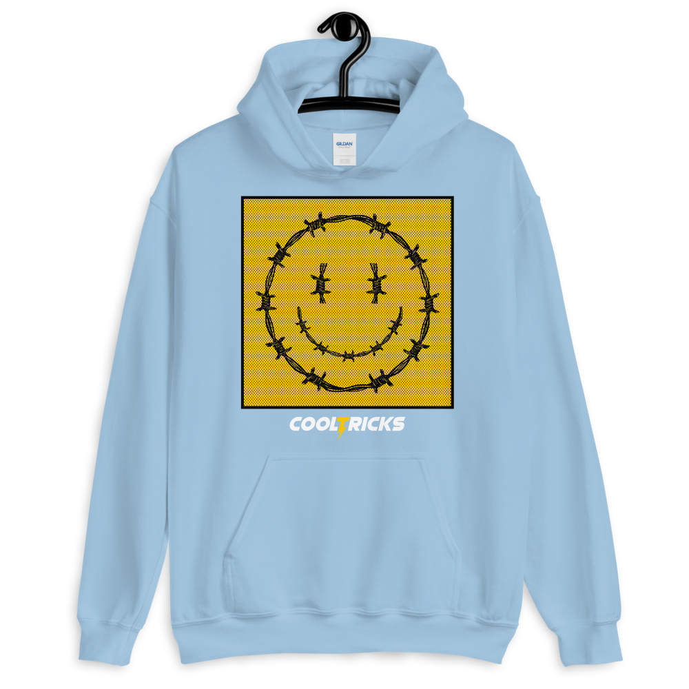 HAPPY BARBED WIRE Hoodie