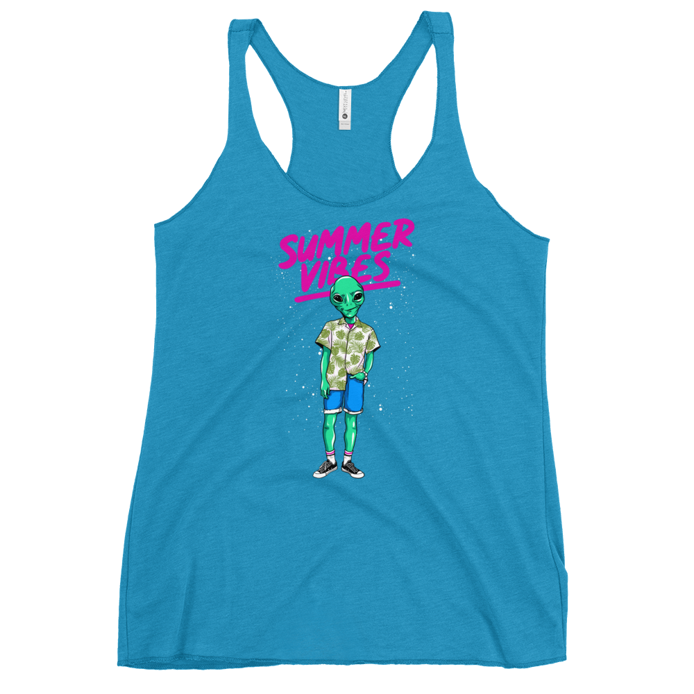 SUMMER VISITOR Racerback Tank