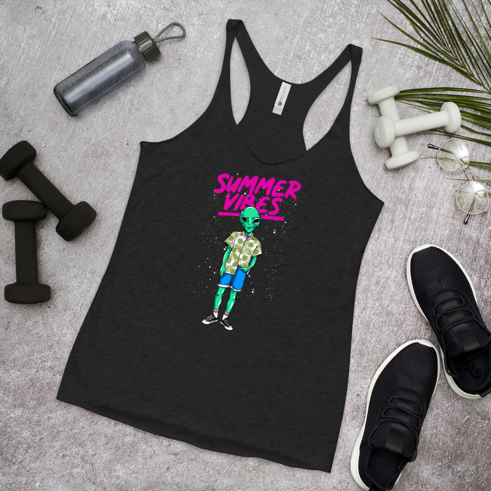 SUMMER VISITOR Racerback Tank