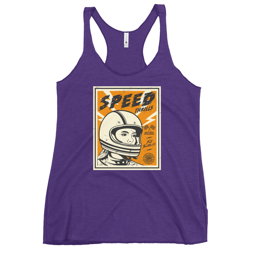 SPEED THRILLS Racerback Tank