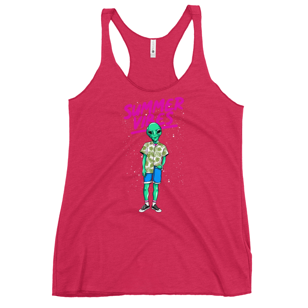 SUMMER VISITOR Racerback Tank