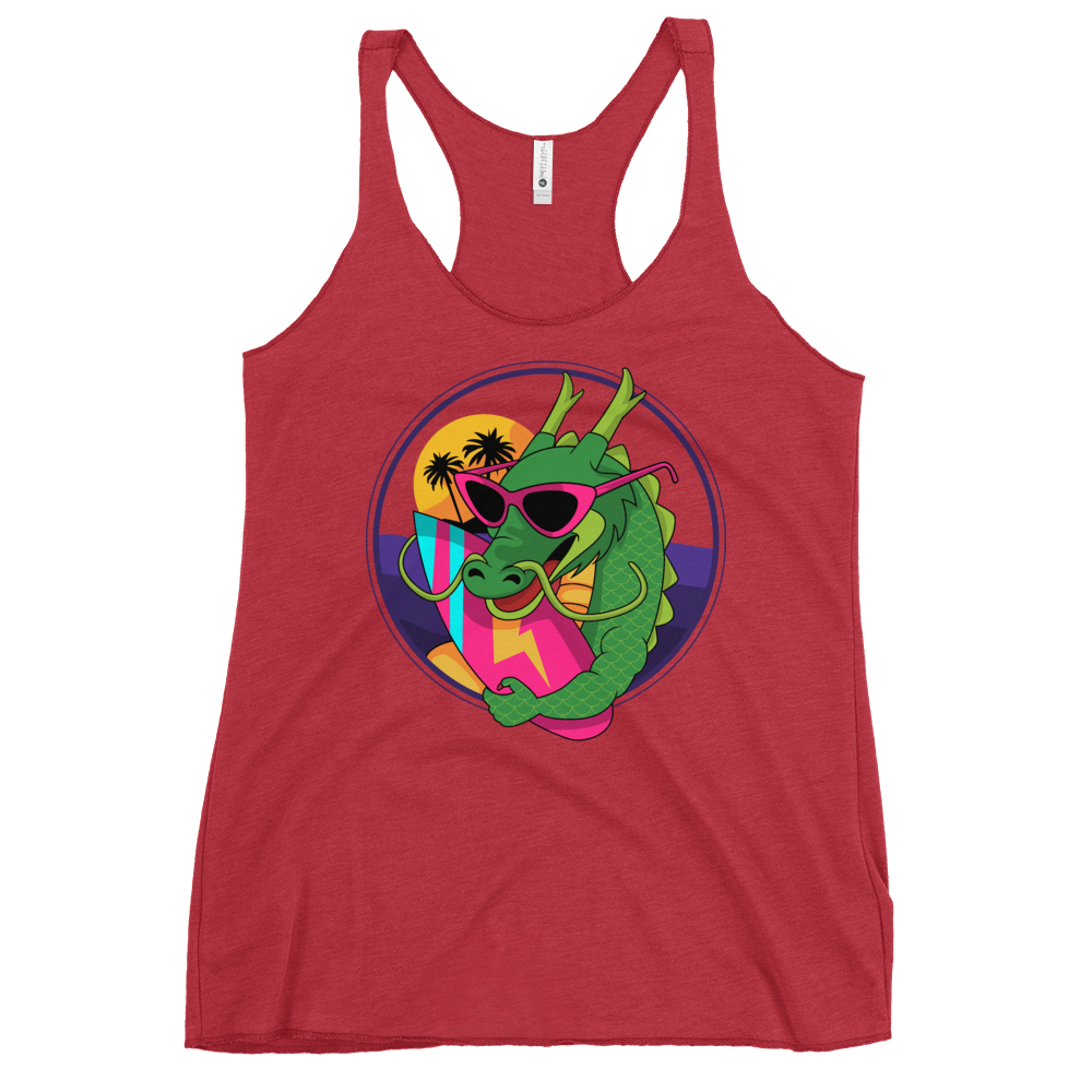 Surfer Dragon Racerback Tank - Shop Cool Tricks