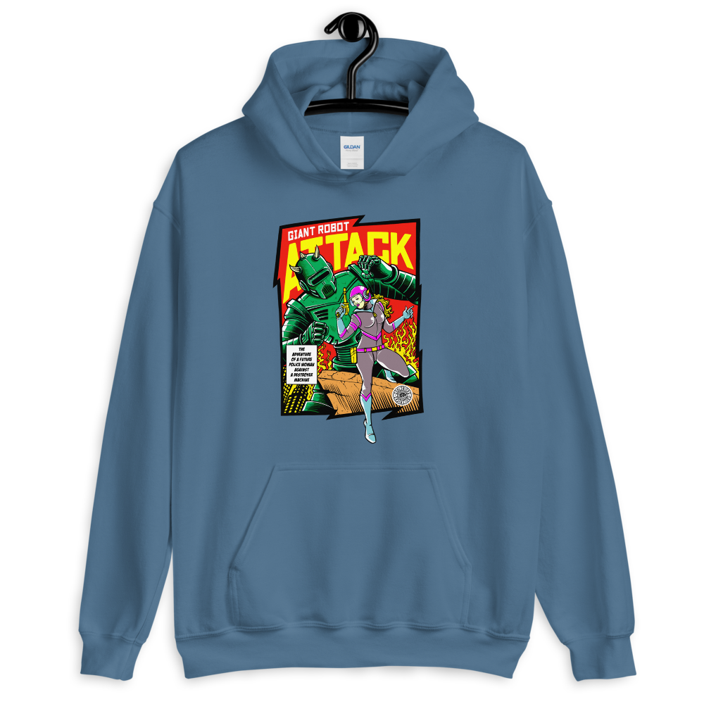 ROBOT ATTACK Hoodie - Shop Cool Tricks