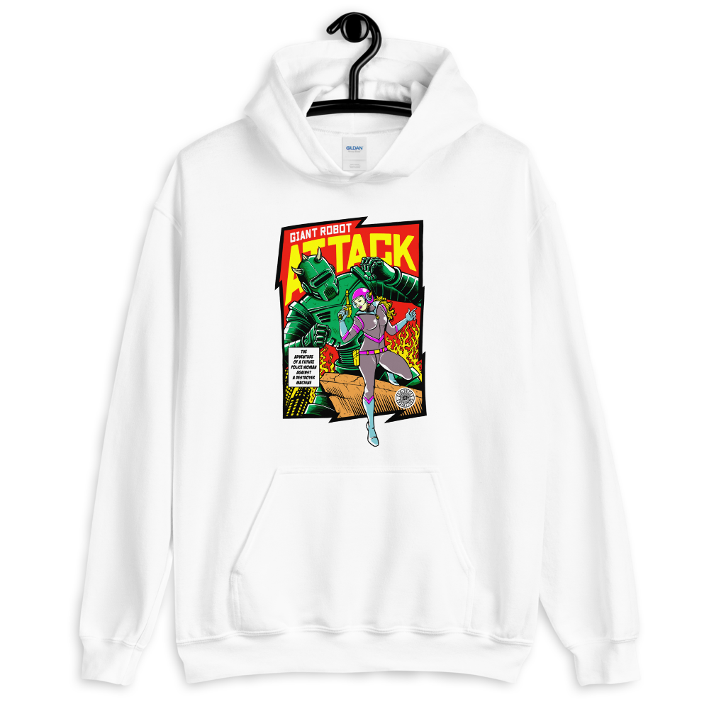 ROBOT ATTACK Hoodie - Shop Cool Tricks