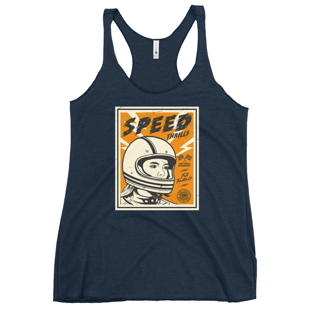 SPEED THRILLS Racerback Tank