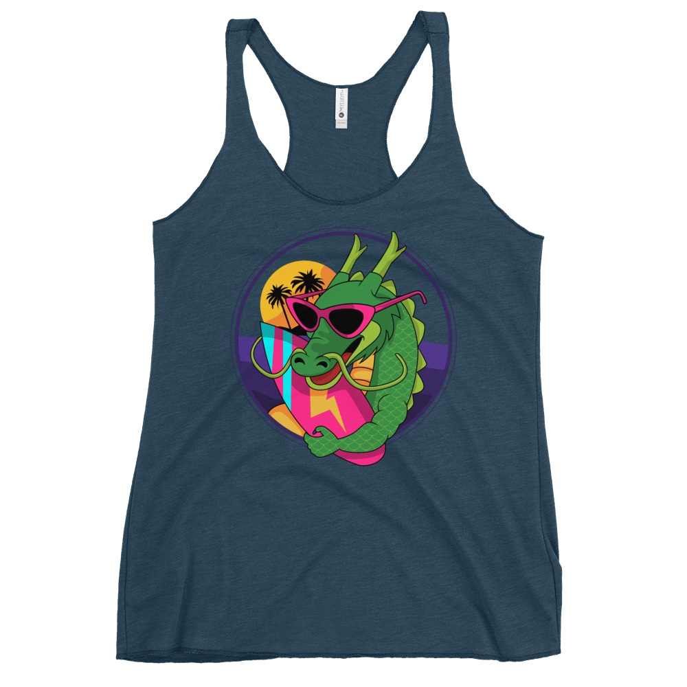 Surfer Dragon Racerback Tank - Shop Cool Tricks