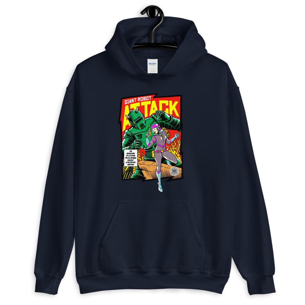 ROBOT ATTACK Hoodie - Shop Cool Tricks