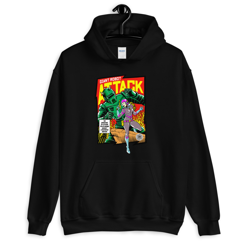 ROBOT ATTACK Hoodie - Shop Cool Tricks