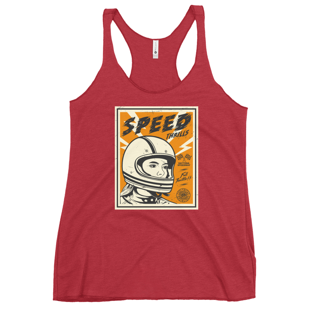 SPEED THRILLS Racerback Tank