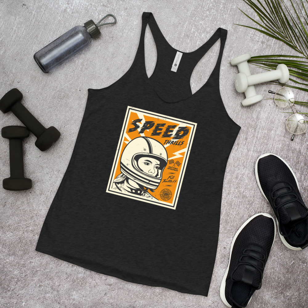 SPEED THRILLS Racerback Tank