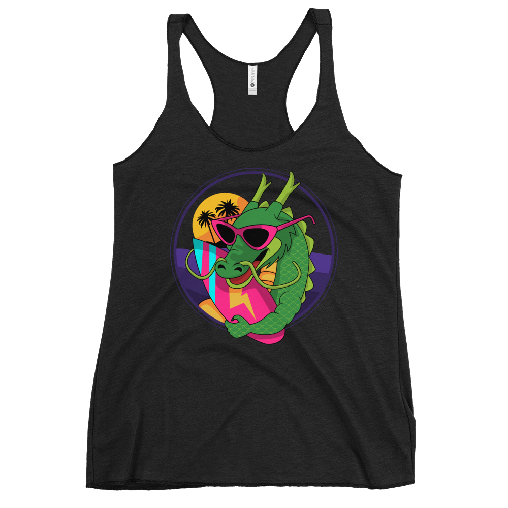 Surfer Dragon Racerback Tank - Shop Cool Tricks