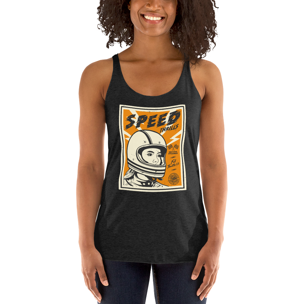 SPEED THRILLS Racerback Tank