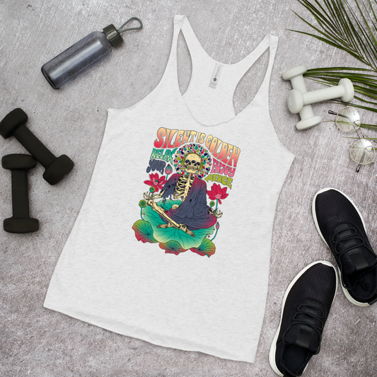 Silent is Gold Racerback Tank - Shop Cool Tricks