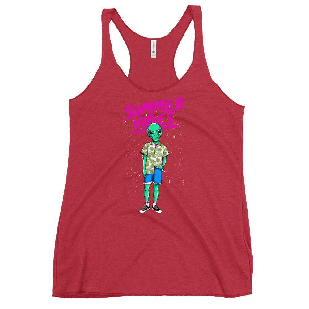SUMMER VISITOR Racerback Tank