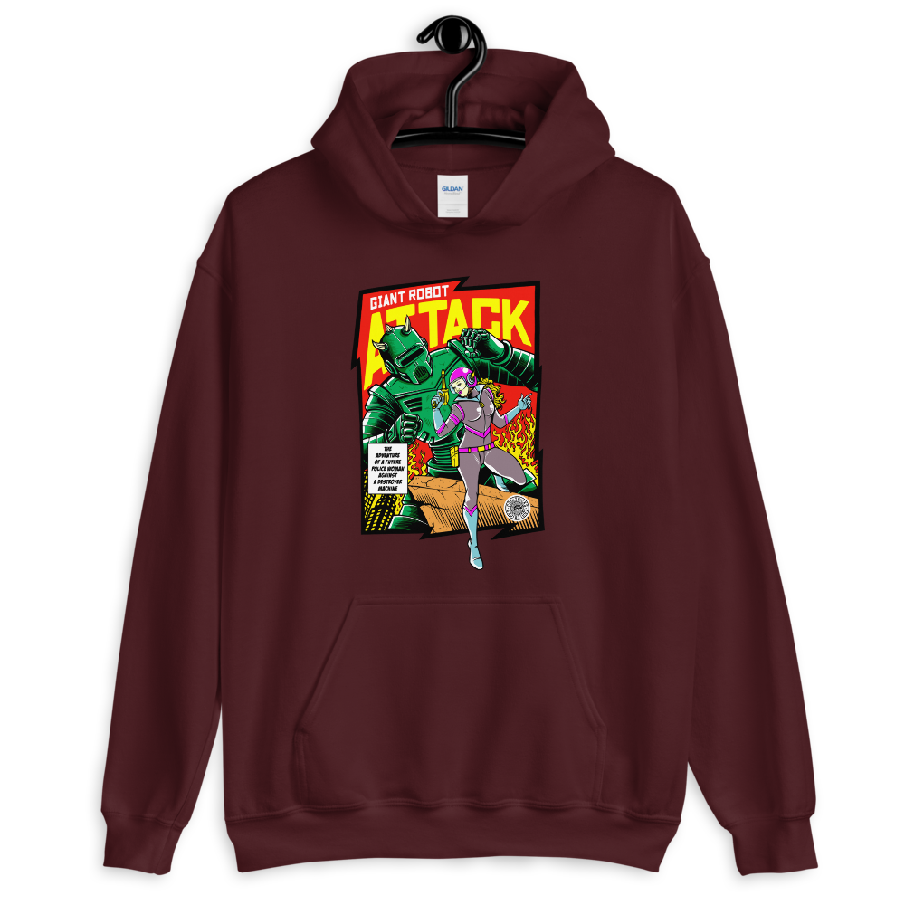 ROBOT ATTACK Hoodie - Shop Cool Tricks
