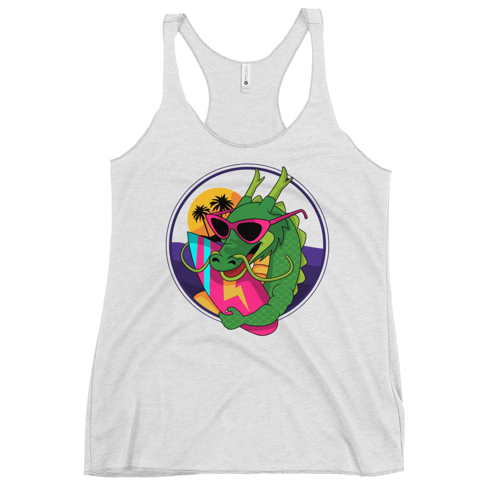 Surfer Dragon Racerback Tank - Shop Cool Tricks