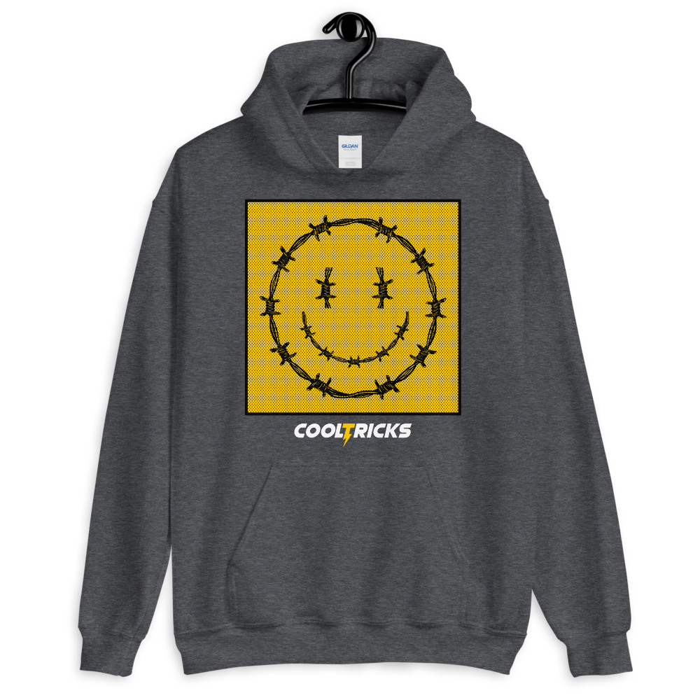 HAPPY BARBED WIRE Hoodie
