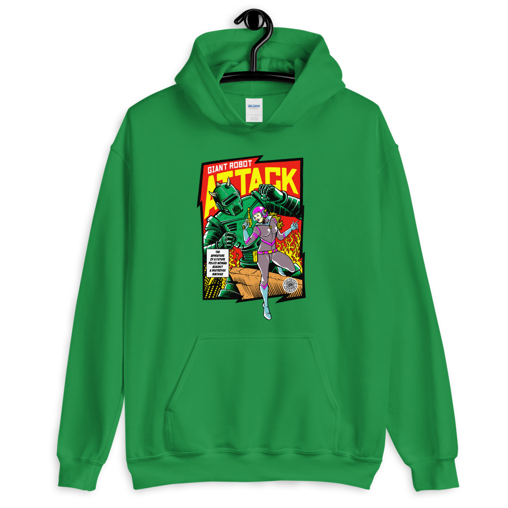 ROBOT ATTACK Hoodie - Shop Cool Tricks