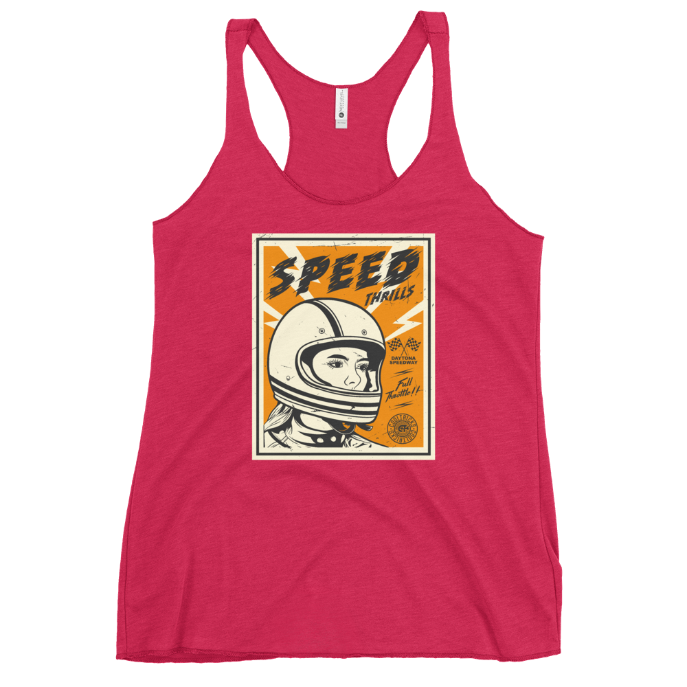 SPEED THRILLS Racerback Tank