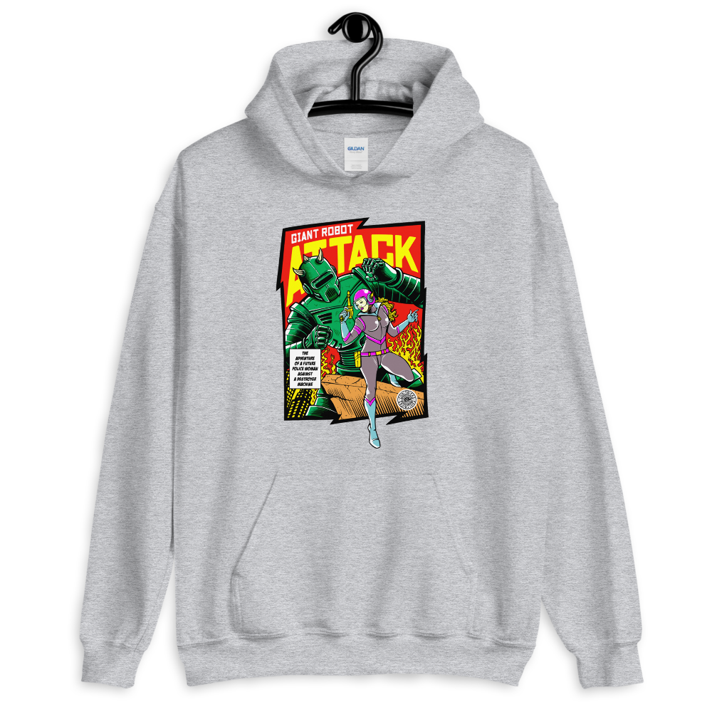 ROBOT ATTACK Hoodie - Shop Cool Tricks