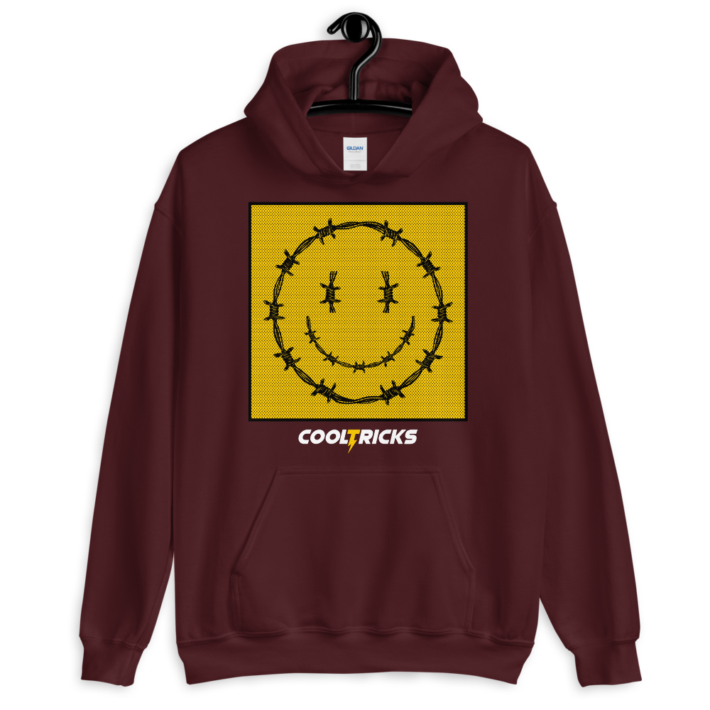HAPPY BARBED WIRE Hoodie