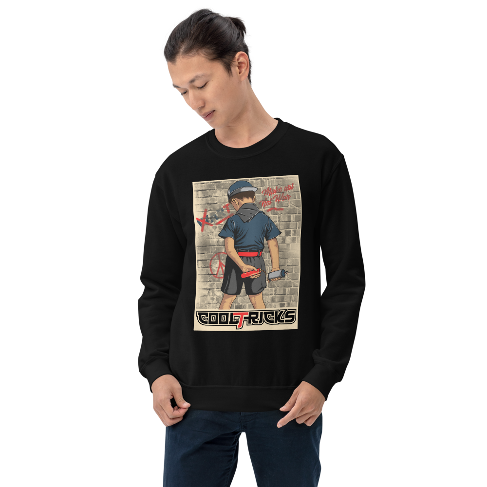 Make Art Not War Sweatshirt