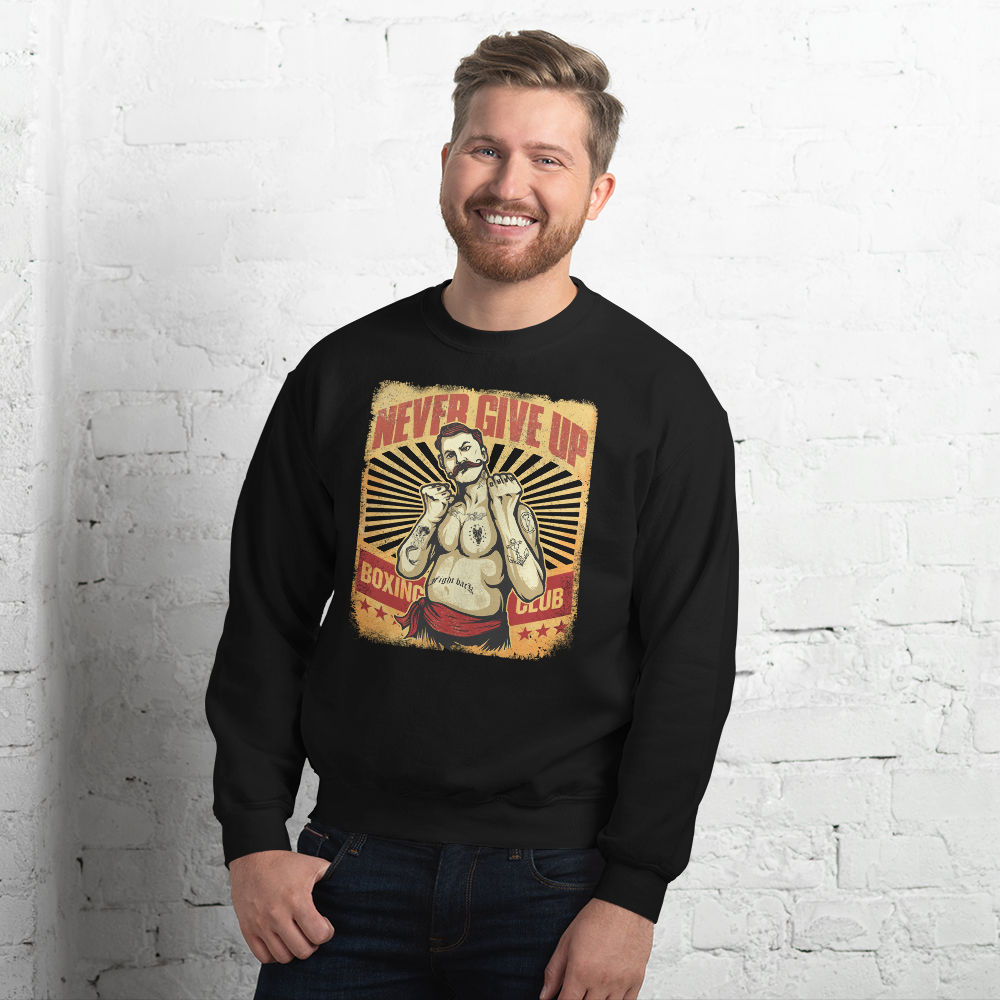 Never Give Up Sweatshirt