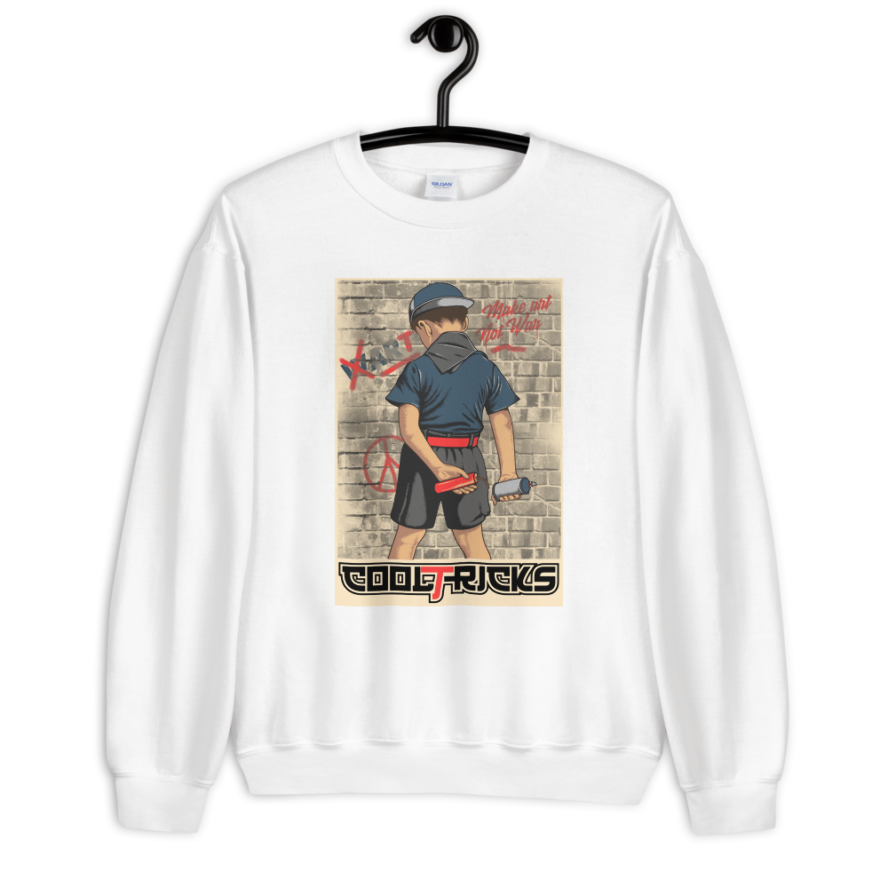Make Art Not War Sweatshirt