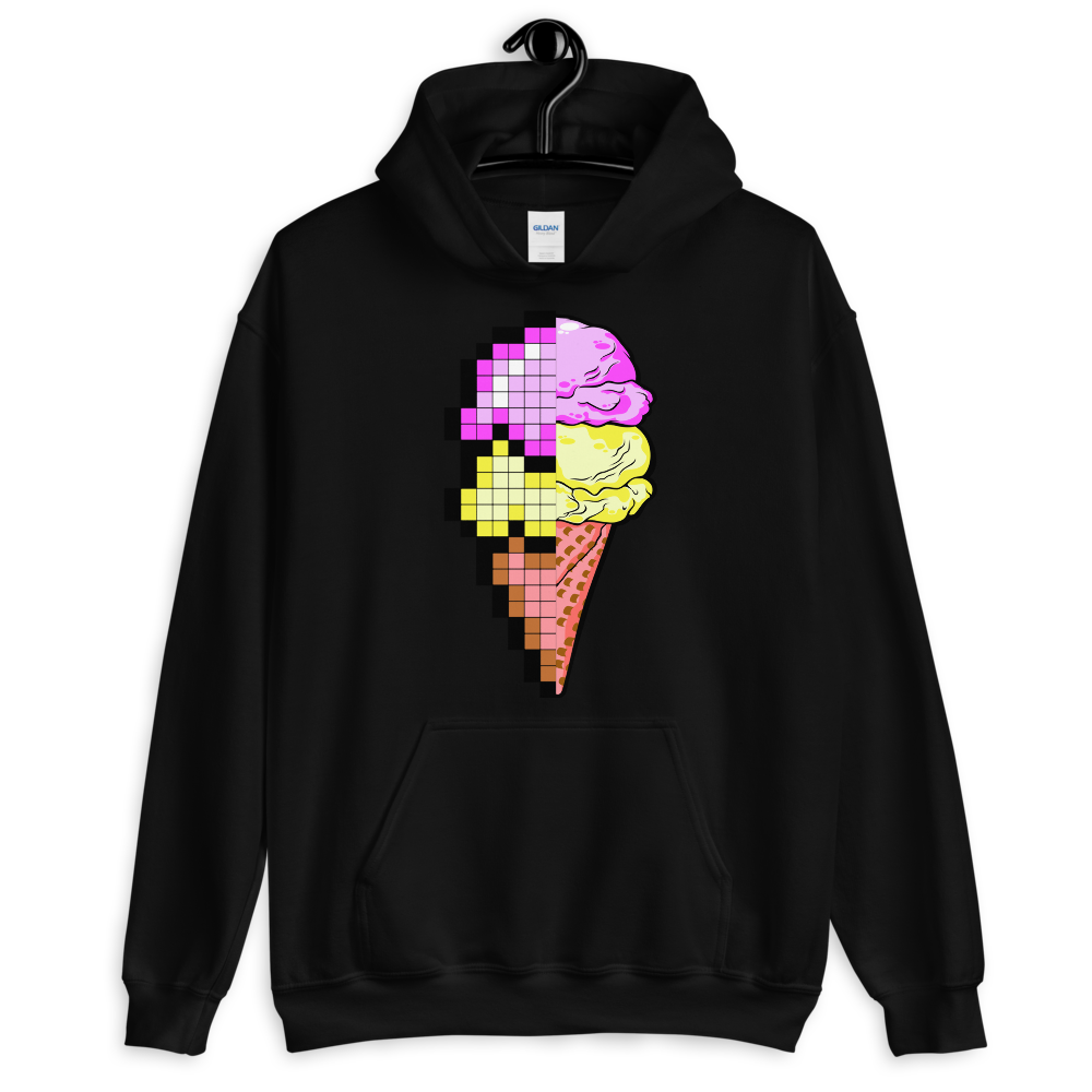 Bit Cream Hoodie
