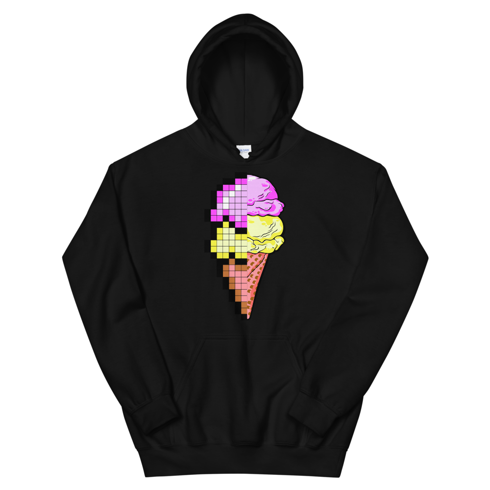 Bit Cream Hoodie