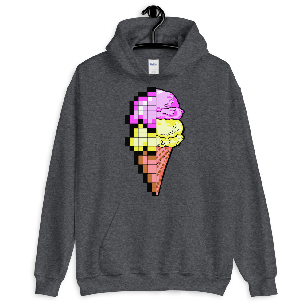 Bit Cream Hoodie