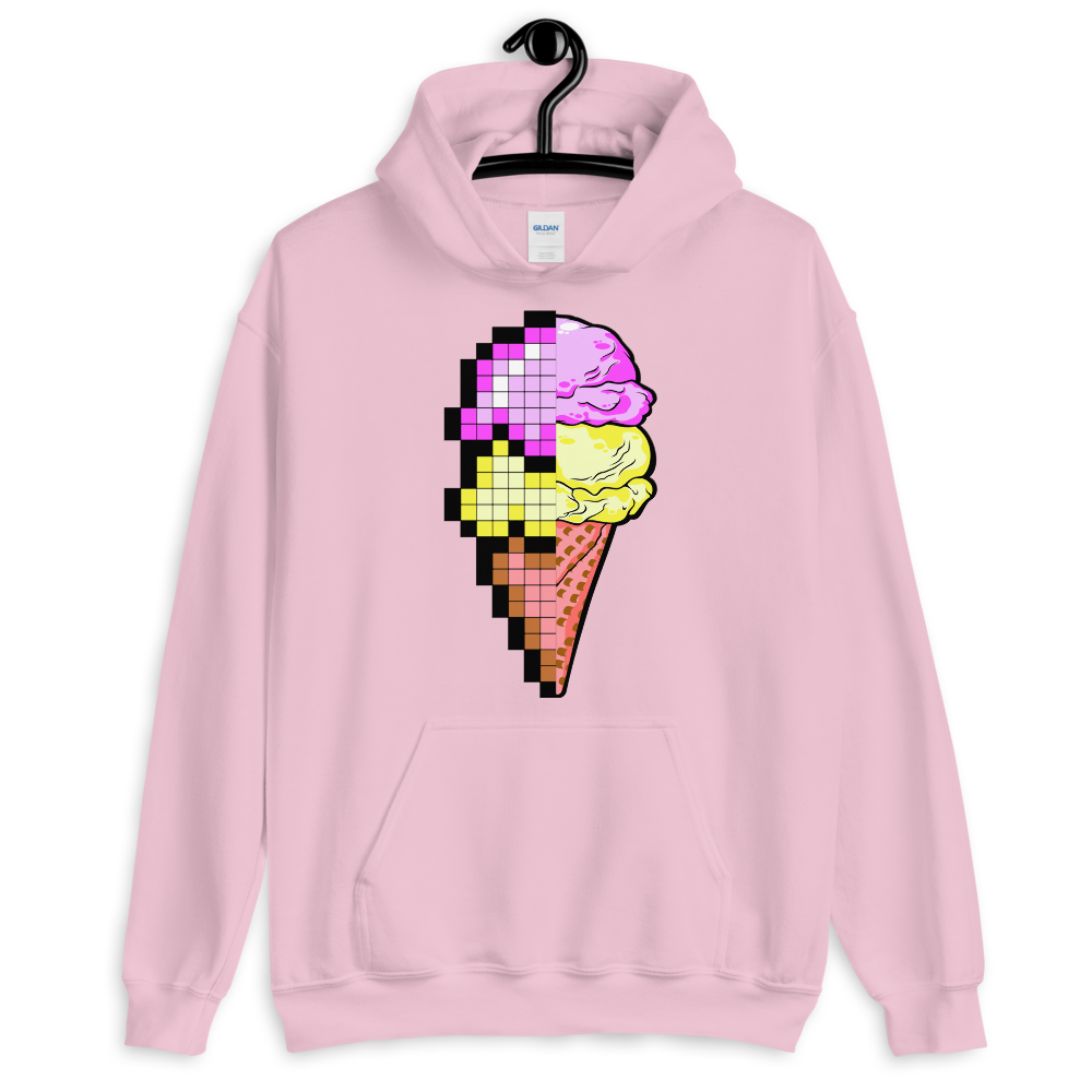 Bit Cream Hoodie