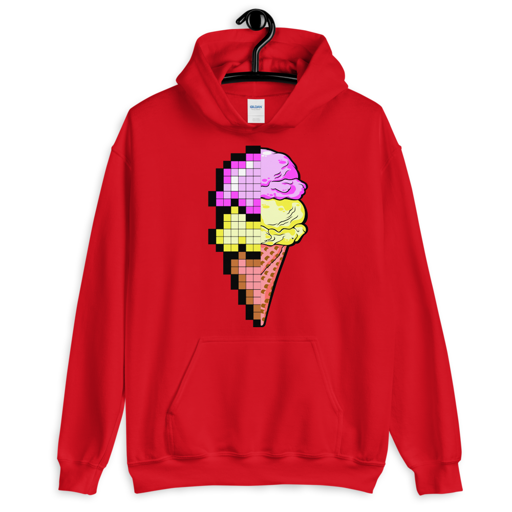 Bit Cream Hoodie