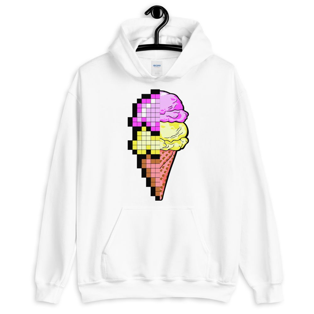 Bit Cream Hoodie