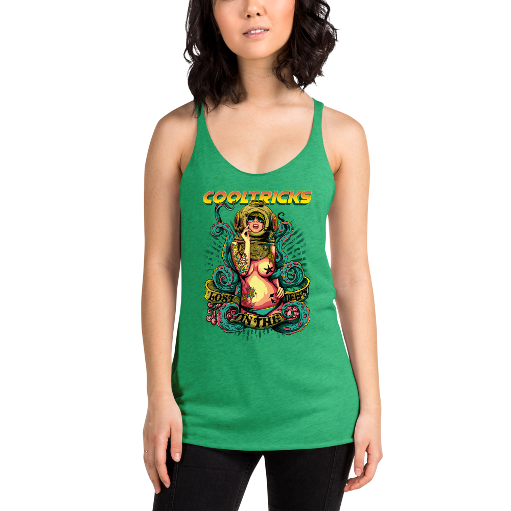 Lost In The Deeps Racerback Tank