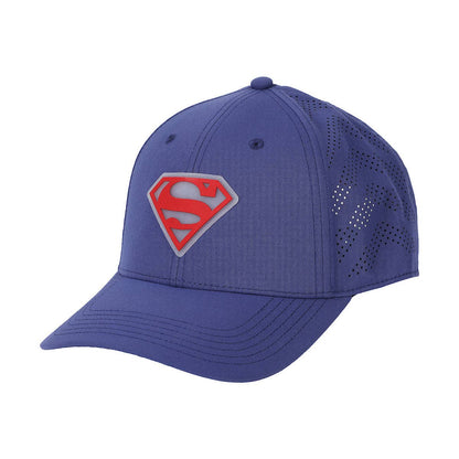 Superman Logo Blue Structured Baseball Cap - Shop Cool Tricks