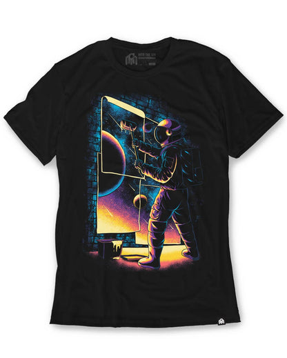 Men's Graphic Tee - Screenprinted T-Shirt (Stellar Streets)