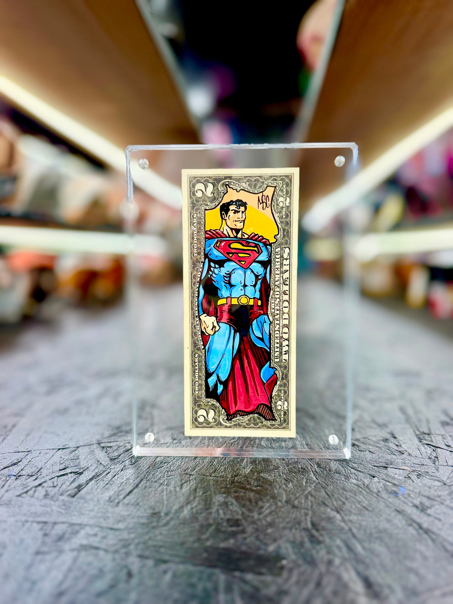 Superman $2 Dollar Bill Art 5.0