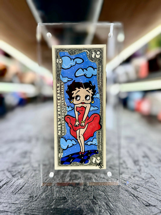 Betty Boop $2 Dollar Bill Art 2.0