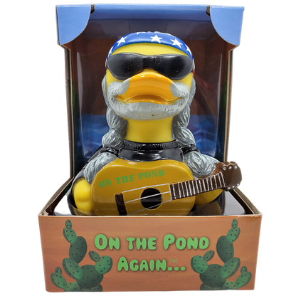 On The Pond Again Rubber Duck Bath Toy