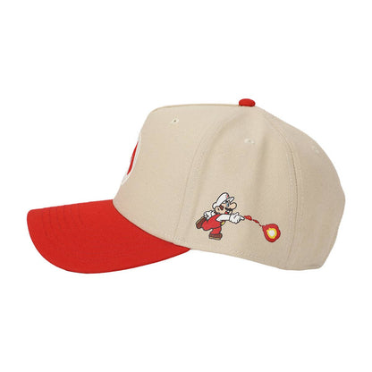 Super Mario Bros Fire Snapback Hat
