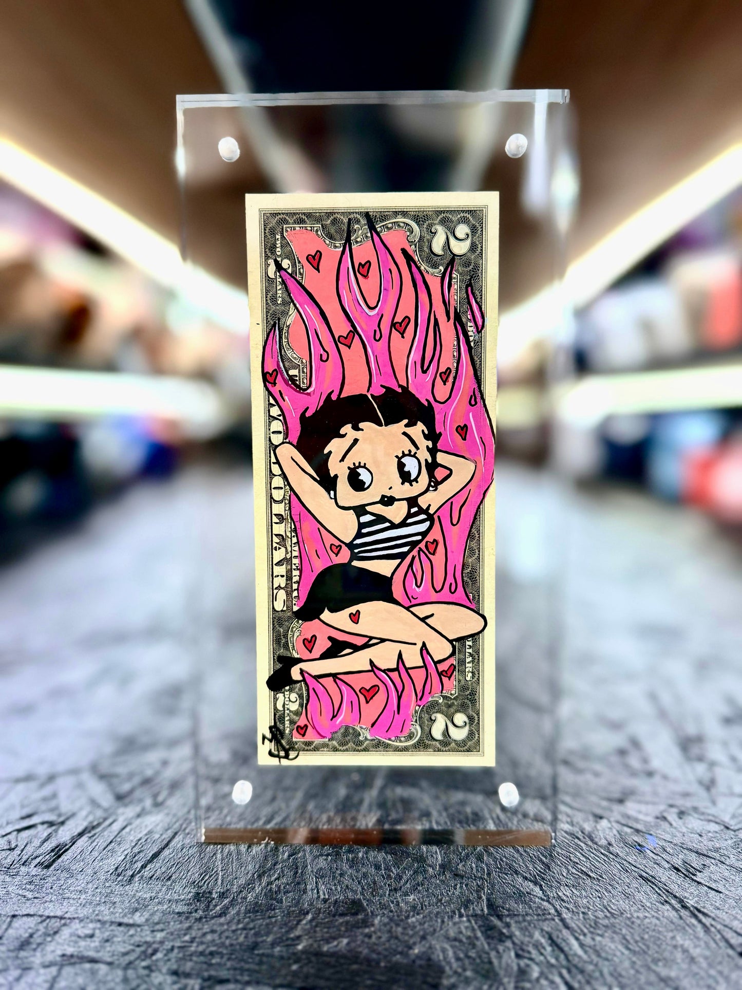 Betty Boop $2 Dollar Bill Art - Shop Cool Tricks
