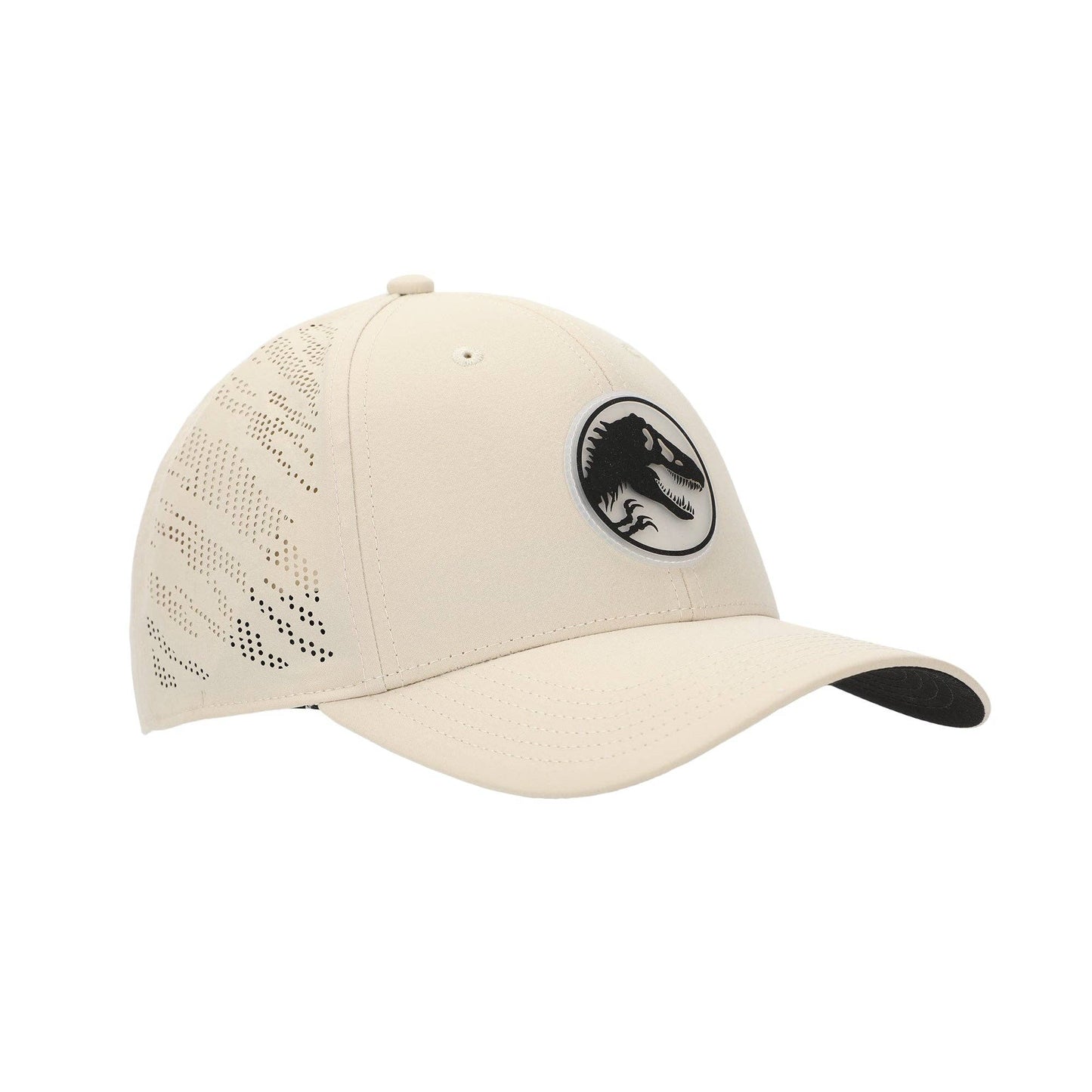 Jurassic Park T-Rex Silhouette Adult Tan Adjustable Perofmance Running Workout Hat - Shop Cool Tricks
