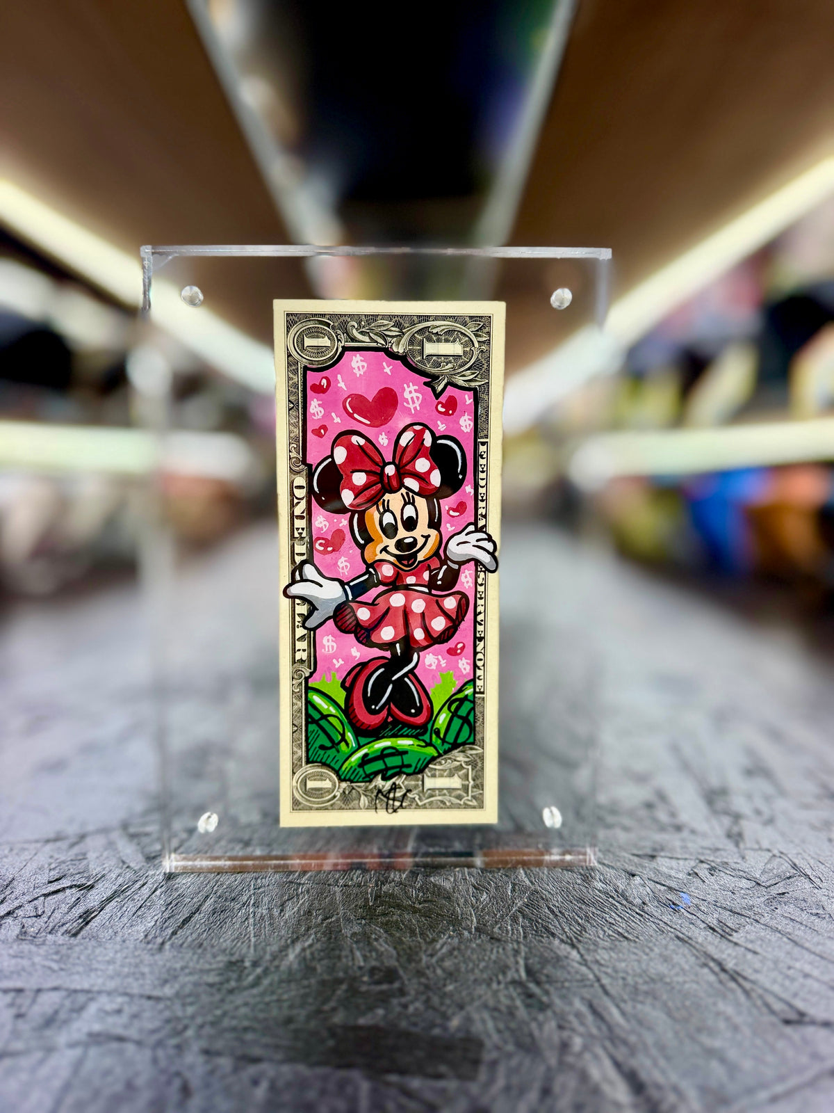 Minnie $1 Dollar Bill Art 6.0