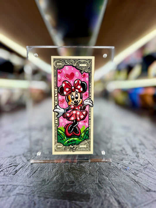 Minnie $1 Dollar Bill Art 6.0