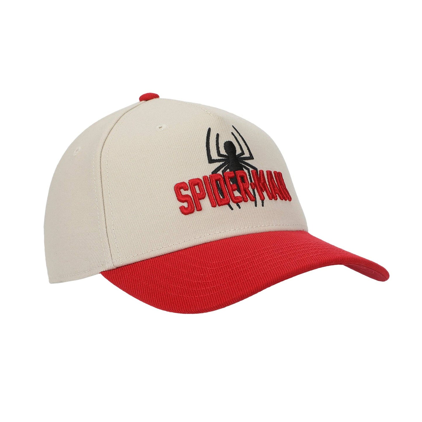 Marvel Spider-Man White Curved Bill Snapback