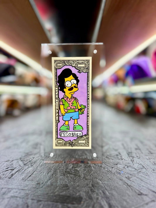 Simpsons (Escobart) $1 Dollar Bill Art 10.1