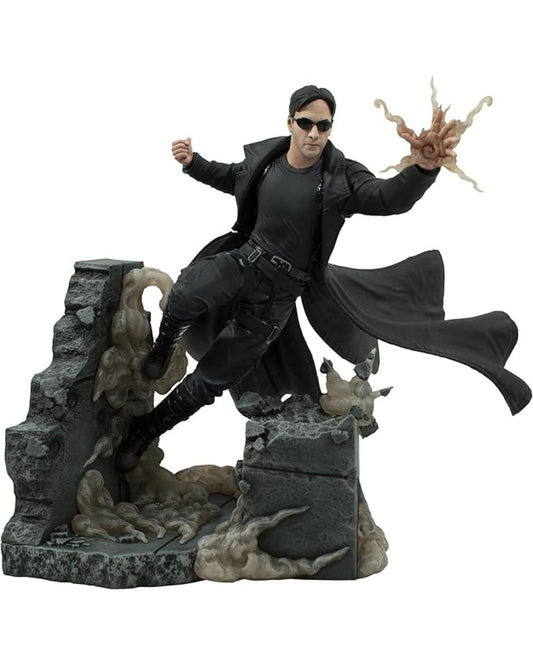 The Matrix Gallery Diorama Neo Deluxe 10-Inch PVC Statue