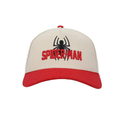 Marvel Spider-Man White Curved Bill Snapback